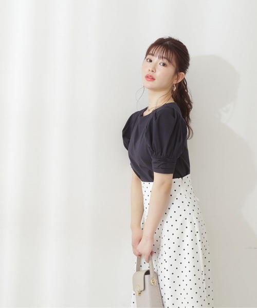 PROPORTION BODY DRESSING(プロポーションボディドレッシング)の「ボリュームスリーブカットソー / 1212160306(Tシャツ/カットソー・レディース・グレー/ネイビー/ピンク・FREE)」の6枚目の写真