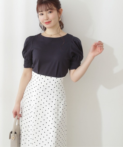 PROPORTION BODY DRESSING(プロポーションボディドレッシング)の「ボリュームスリーブカットソー / 1212160306(Tシャツ/カットソー・レディース・グレー/ネイビー/ピンク・FREE)」の4枚目の写真