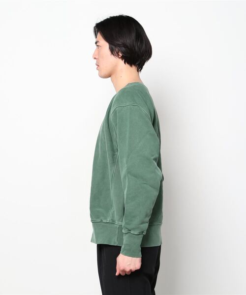 LES TIEN(レスティエン)の「LES TIEN CROP CREW (CF-1003-PD)(スウェット・メンズ・パープル/グリーン/ターコイズブルー/ネイビー/オリーブ/グレー・M/L/MEDIUM/LARGE)」の8枚目の写真