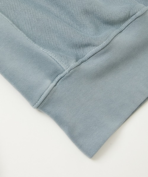 LES TIEN(レスティエン)の「LES TIEN CROP CREW (CF-1003-PD)(スウェット・メンズ・パープル/グリーン/ターコイズブルー/ネイビー/オリーブ/グレー・M/L/MEDIUM/LARGE)」の9枚目の写真