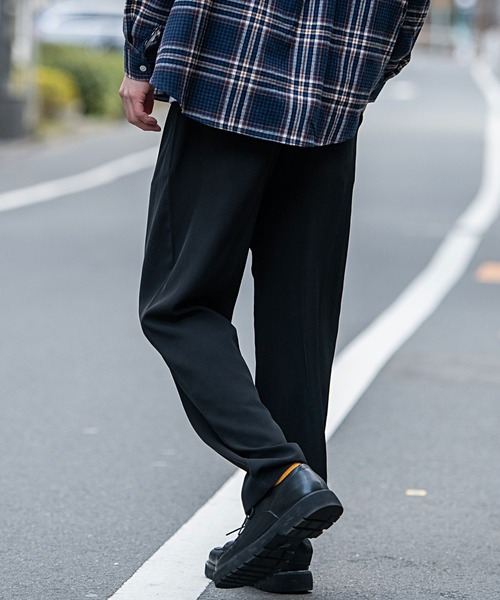 SILVER BULLET(シルバーバレット)の「『CavariA/キャバリア』ベルト付きワイドパンツ(その他パンツ・メンズ・ブルー/ブラック/ベージュ/ダークグレー・M/L)」の10枚目の写真