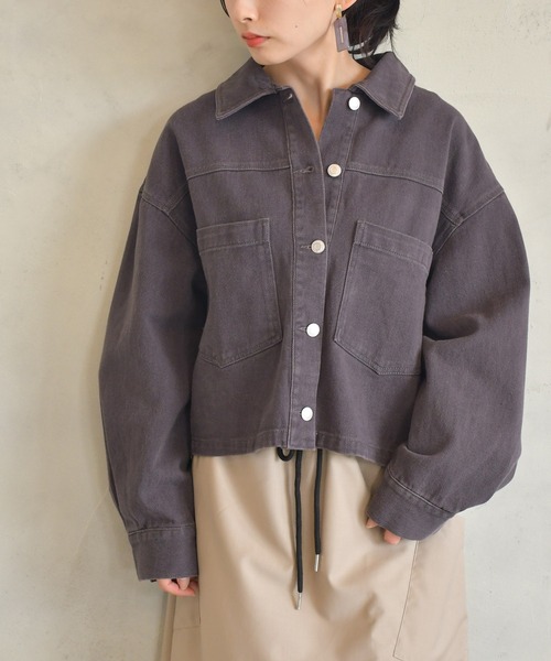 HOLIDAY デニムジャケット バックギャザー付き HOLIDAY デニムジャケット バックギャザー付き - メルカリ