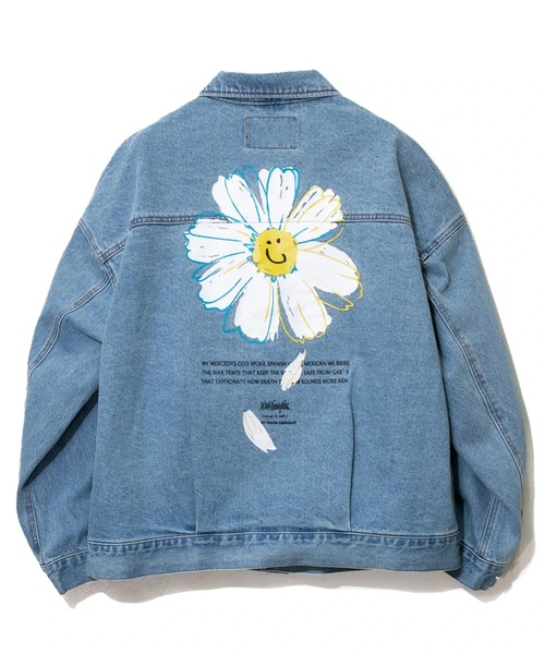 (What it isNt)ART BY MARKGONZALES(ワットイットイズント)の「(What it isNt)/ホワットイットイズント ART BY MARKGONZALES TRACKER JACKET(デニムジャケット・メンズ・ライトインディゴブルー・LARGE/MEDIUM)」の1枚目の写真