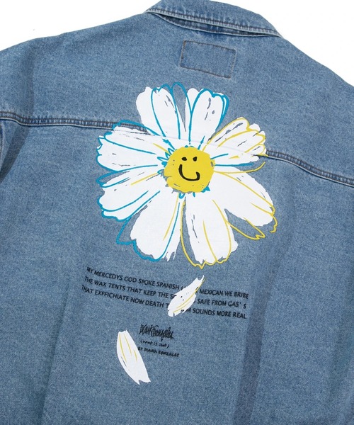 (What it isNt)ART BY MARKGONZALES(ワットイットイズント)の「(What it isNt)/ホワットイットイズント ART BY MARKGONZALES TRACKER JACKET(デニムジャケット・メンズ・ライトインディゴブルー・LARGE/MEDIUM)」の9枚目の写真