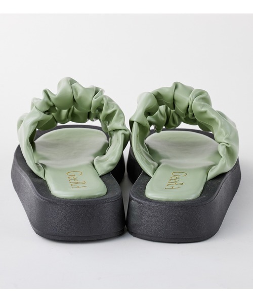 GeeRA（ジーラ）の「シャーリングダブルベルトサンダル（サンダル・レディース・ブラック/アイボリー/グリーン/パープル・MEDIUM/X-LARGE/SMALL/LARGE）」の18枚目の写真