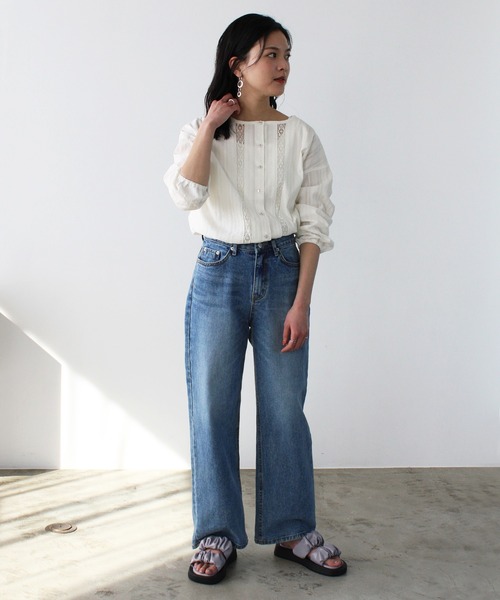 GeeRA（ジーラ）の「シャーリングダブルベルトサンダル（サンダル・レディース・ブラック/アイボリー/グリーン/パープル・MEDIUM/X-LARGE/SMALL/LARGE）」の10枚目の写真