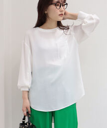 ジョーゼットTシャツブラウス
