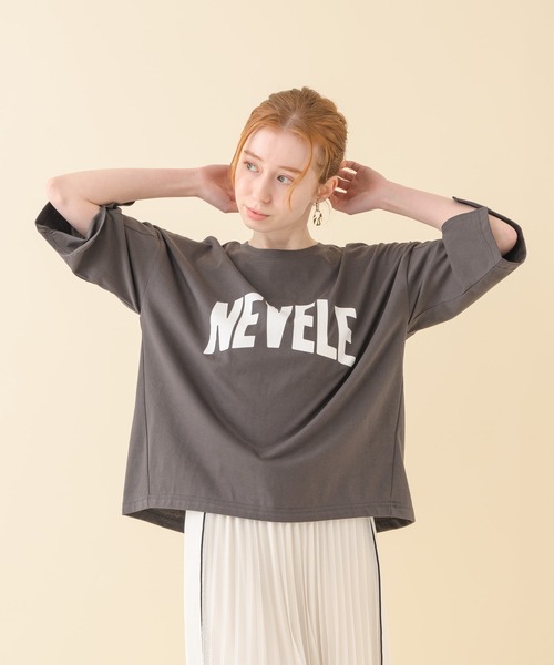 CLOCHE(クロシェ)の「cloche 袖スリットロゴT(Tシャツ/カットソー・レディース・ホワイト/ライトブルー/ネイビー・FREE)」の16枚目の写真