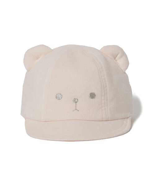 こども ビームス（コドモビームス）の「こども ビームス / くまキャップ 22（44~48cm）（キャップ・キッズ・オフホワイト/サックスブルー/ピンク・46-48cm/44-46cm）」の14枚目の写真