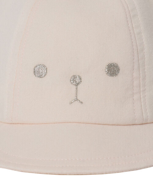 こども ビームス（コドモビームス）の「こども ビームス / くまキャップ 22（44~48cm）（キャップ・キッズ・オフホワイト/サックスブルー/ピンク・46-48cm/44-46cm）」の13枚目の写真