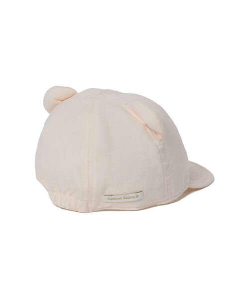 こども ビームス（コドモビームス）の「こども ビームス / くまキャップ 22（44~48cm）（キャップ・キッズ・オフホワイト/サックスブルー/ピンク・46-48cm/44-46cm）」の12枚目の写真