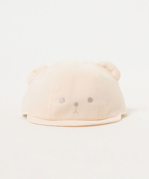 こども ビームス（コドモビームス）の「こども ビームス / くまキャップ 22（44~48cm）（キャップ・キッズ・オフホワイト/サックスブルー/ピンク・46-48cm/44-46cm）」の21枚目の写真