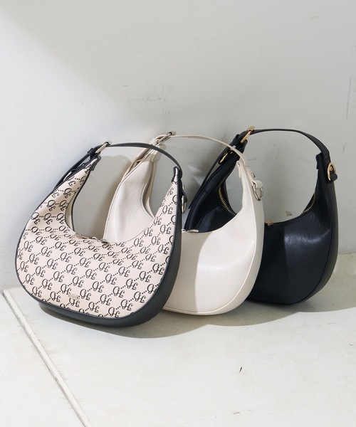 Chico（チコ）の「【新色追加】ベルトハンドルラウンドバック（ハンドバッグ・レディース・ブラック/アイボリー/ホワイト系その他2/ミント・FREE）」の12枚目の写真