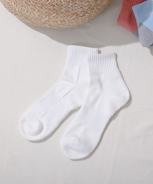 GUNZE（グンゼ）の「【GUNZE×TYPY】ショートソックス（ソックス/靴下・メンズ・ホワイト/ブラック/ブラウン/サックスブルー/イエロー/オレンジ・23cm～25cm/25cm～27cm）」の2枚目の写真