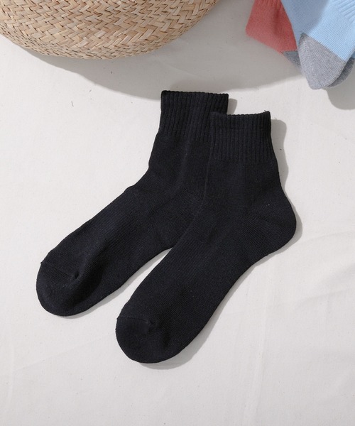 GUNZE（グンゼ）の「【GUNZE×TYPY】ショートソックス（ソックス/靴下・メンズ・ホワイト/ブラック/ブラウン/サックスブルー/イエロー/オレンジ・23cm～25cm/25cm～27cm）」の3枚目の写真