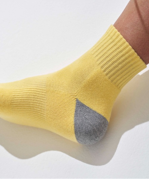 GUNZE（グンゼ）の「【GUNZE×TYPY】ショートソックス（ソックス/靴下・メンズ・ホワイト/ブラック/ブラウン/サックスブルー/イエロー/オレンジ・23cm～25cm/25cm～27cm）」の8枚目の写真