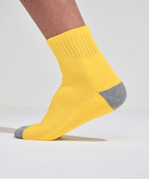 GUNZE（グンゼ）の「【GUNZE×TYPY】ショートソックス（ソックス/靴下・メンズ・ホワイト/ブラック/ブラウン/サックスブルー/イエロー/オレンジ・23cm～25cm/25cm～27cm）」の12枚目の写真