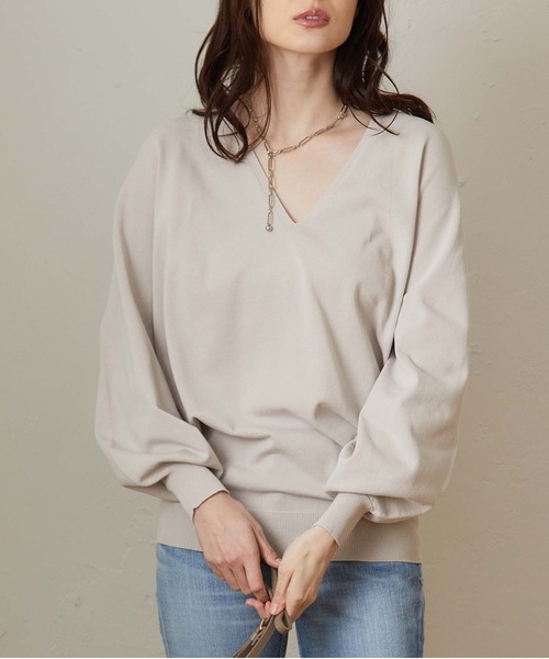 ドルマンヘンケイプルオーバー ニット セーター Classe ウヴラージュクラス のニット セーター ドルマンヘンケイプルオーバー を購入できます Ouvrage Ouvrage トップス Classe ウヴラージュクラス のファッション 大評判