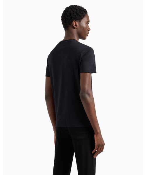 tシャツ 「エンポリオ アルマーニ」Tシャツ スーピマジャージー ロゴパッチポケット レディース EMPORIO ARMANI tシャツ 「エンポリオ アルマーニ」Tシャツ