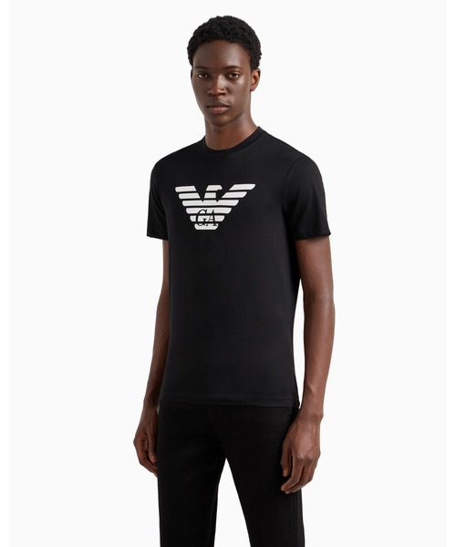 Emporio Armani エンポリオアルマーニ ロゴＴシャツ EMPORIO ARMANI tシャツ 「エンポリオ アルマーニ」Tシャツ