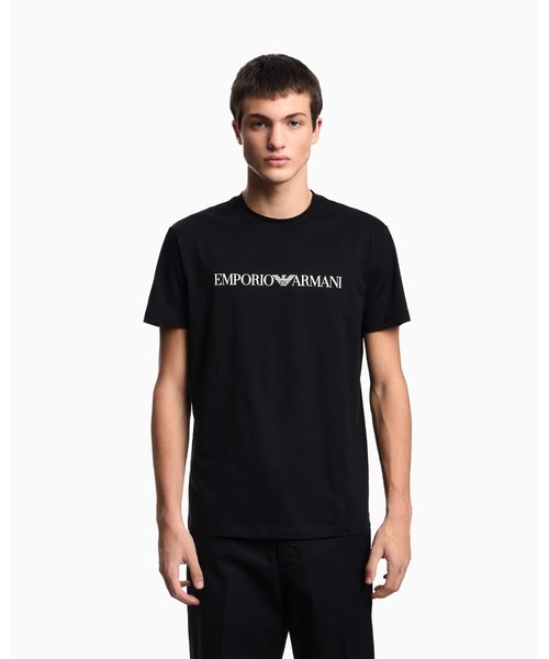 エンポリオ アルマーニ】Tシャツ ピマジャージー製 ロゴ（T