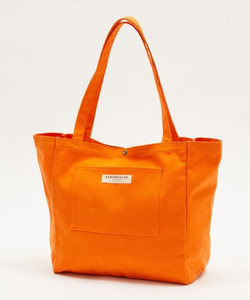 WEGO（ウィゴー）の「WEGO/【WEB限定】デイリーキャンバストート（トートバッグ・レディース・グリーン/ピンク/オレンジ/オフホワイト/ブラック・FREE）」の16枚目の写真