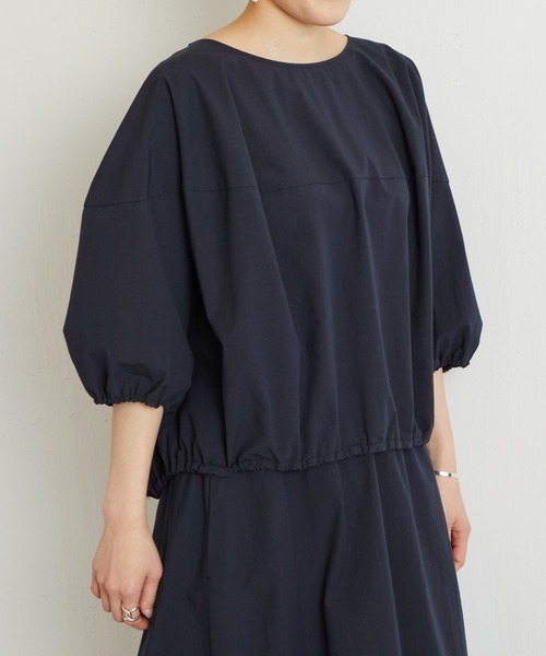 BEARDSLEY（ビアズリー）の「後ろ釦ブラウス（シャツ/ブラウス・レディース・ホワイト/ネイビー・FREE）」の13枚目の写真