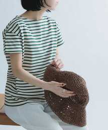 FORK&SPOON | FORK&SPOON　ボートネックボーダーショートスリーブ(Tシャツ/カットソー)