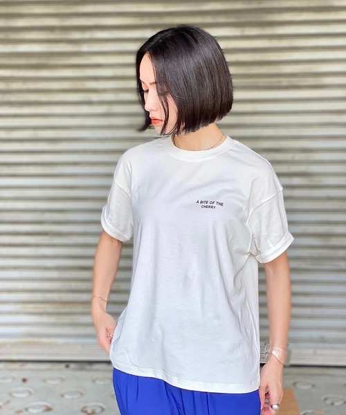 y/m（イム）の「IMOKO×y/m シンプルロゴTシャツ（Tシャツ/カットソー・レディース・オフホワイト・FREE）」の19枚目の写真