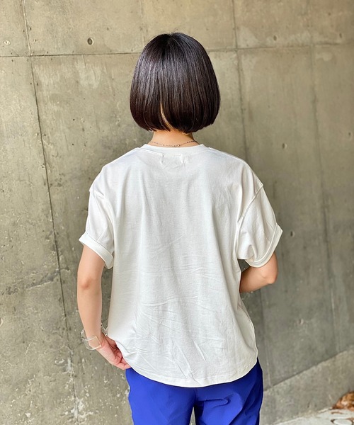 y/m（イム）の「IMOKO×y/m シンプルロゴTシャツ（Tシャツ/カットソー・レディース・オフホワイト・FREE）」の16枚目の写真