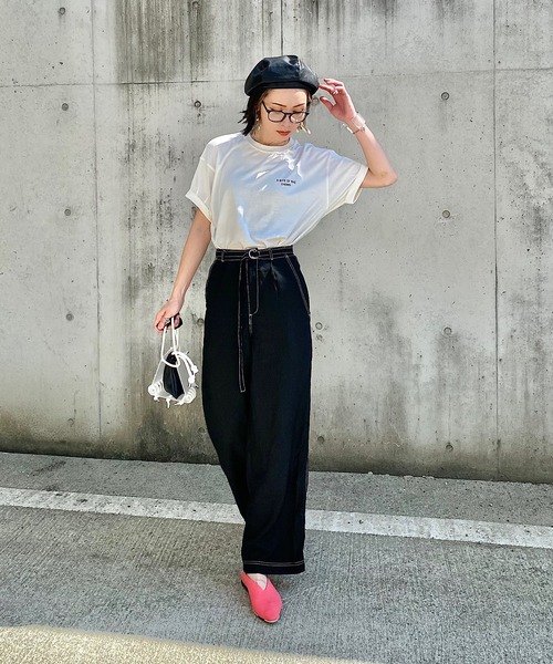 y/m（イム）の「IMOKO×y/m シンプルロゴTシャツ（Tシャツ/カットソー・レディース・オフホワイト・FREE）」の20枚目の写真