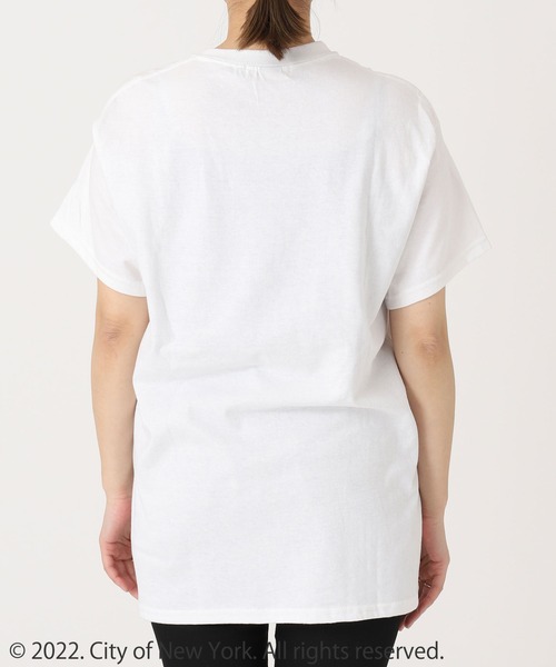 GOOD ROCK SPEED（グッドロックスピード）の「【GOOD ROCK SPEED/グッドロックスピード】NYC015 T：Tシャツ（Tシャツ/カットソー・レディース・ホワイト/ネイビー・FREE）」の17枚目の写真