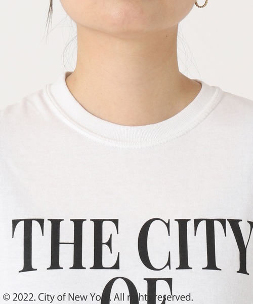 GOOD ROCK SPEED（グッドロックスピード）の「【GOOD ROCK SPEED/グッドロックスピード】NYC015 T：Tシャツ（Tシャツ/カットソー・レディース・ホワイト/ネイビー・FREE）」の19枚目の写真