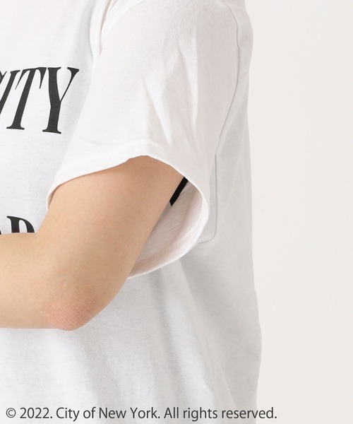 GOOD ROCK SPEED（グッドロックスピード）の「【GOOD ROCK SPEED/グッドロックスピード】NYC015 T：Tシャツ（Tシャツ/カットソー・レディース・ホワイト/ネイビー・FREE）」の21枚目の写真