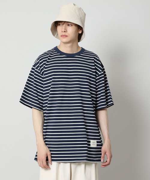 INFLATION(インフレーション)の「INFLATION/ボーダーTEE 2298989(Tシャツ/カットソー・メンズ・ホワイト/ネイビー・MEDIUM/X-LARGE/LARGE)」の10枚目の写真