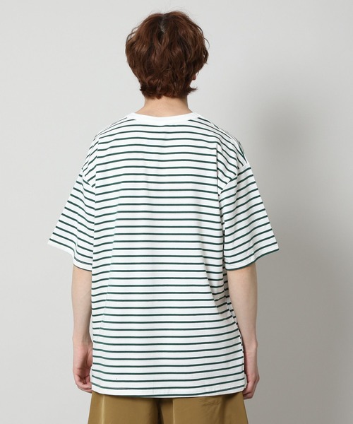 INFLATION(インフレーション)の「INFLATION/ボーダーTEE 2298989(Tシャツ/カットソー・メンズ・ホワイト/ネイビー・MEDIUM/X-LARGE/LARGE)」の12枚目の写真