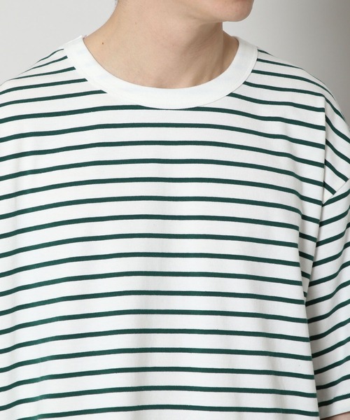 INFLATION(インフレーション)の「INFLATION/ボーダーTEE 2298989(Tシャツ/カットソー・メンズ・ホワイト/ネイビー・MEDIUM/X-LARGE/LARGE)」の13枚目の写真