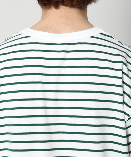 INFLATION(インフレーション)の「INFLATION/ボーダーTEE 2298989(Tシャツ/カットソー・メンズ・ホワイト/ネイビー・MEDIUM/X-LARGE/LARGE)」の16枚目の写真