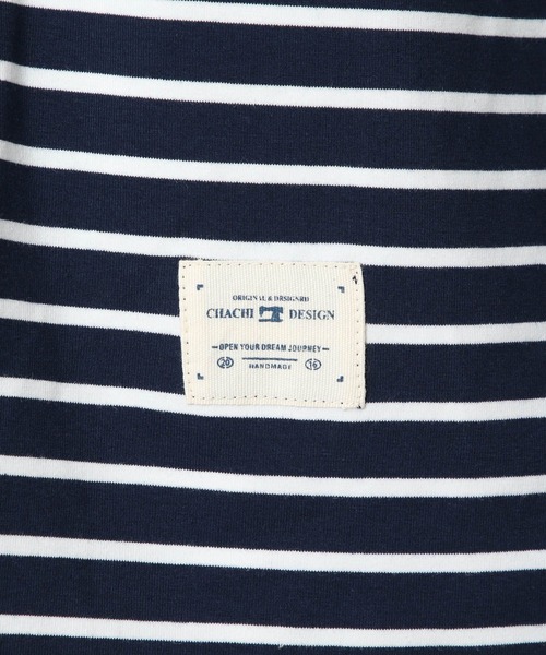 INFLATION(インフレーション)の「INFLATION/ボーダーTEE 2298989(Tシャツ/カットソー・メンズ・ホワイト/ネイビー・MEDIUM/X-LARGE/LARGE)」の20枚目の写真