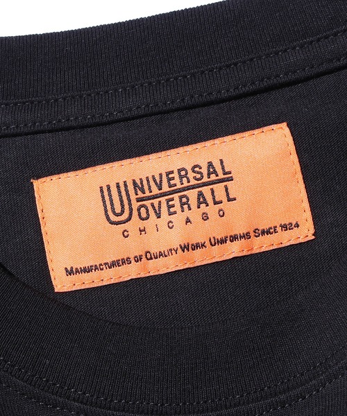 UNIVERSAL OVERALL(ユニバーサルオーバーオール)の「UNIVERSAL OVERALL/ユニバーサルオーバーオール ILLINOIS PRINT TEE プリントTシャツ(Tシャツ/カットソー・メンズ・ブラック/ホワイト/ネイビー/グリーン・L/XL/M)」の8枚目の写真
