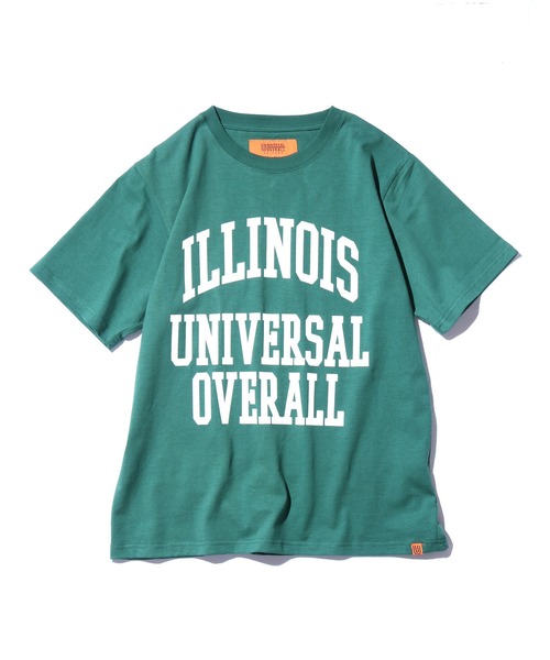 UNIVERSAL OVERALL(ユニバーサルオーバーオール)の「UNIVERSAL OVERALL/ユニバーサルオーバーオール ILLINOIS PRINT TEE プリントTシャツ(Tシャツ/カットソー・メンズ・ブラック/ホワイト/ネイビー/グリーン・L/XL/M)」の22枚目の写真