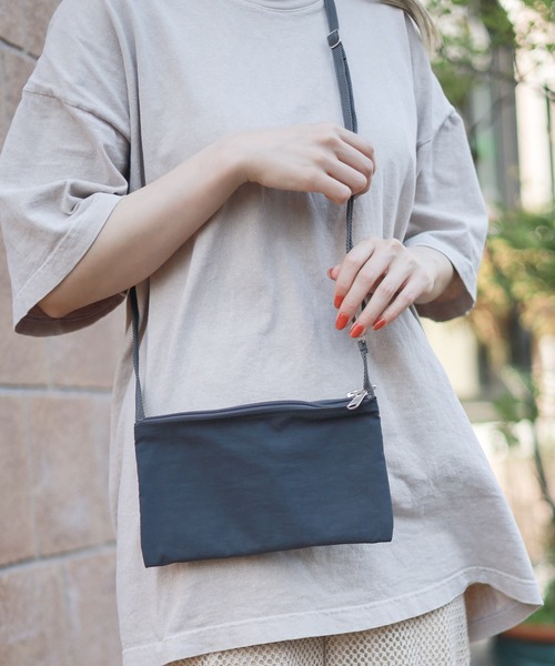 NO WAY(ノーウェイ)の「/implress/easy square shoulder bag(ショルダーバッグ・メンズ・グレー/ブラック・FREE)」の11枚目の写真