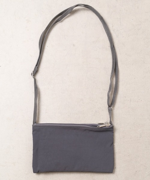 NO WAY(ノーウェイ)の「/implress/easy square shoulder bag(ショルダーバッグ・メンズ・グレー/ブラック・FREE)」の4枚目の写真