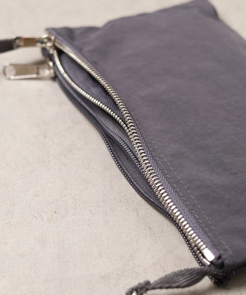 NO WAY(ノーウェイ)の「/implress/easy square shoulder bag(ショルダーバッグ・メンズ・グレー/ブラック・FREE)」の7枚目の写真