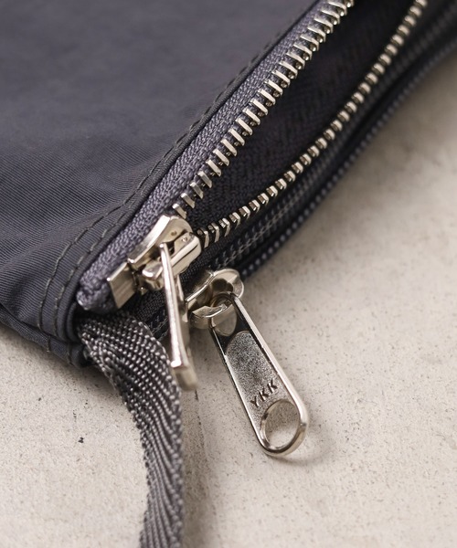 NO WAY(ノーウェイ)の「/implress/easy square shoulder bag(ショルダーバッグ・メンズ・グレー/ブラック・FREE)」の9枚目の写真