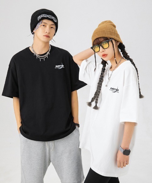 almo(アルモ)の「バックムーンプリント半袖Tシャツ(NEZ)(Tシャツ/カットソー・レディース・ホワイト/ブラック・XX-LARGE)」の6枚目の写真