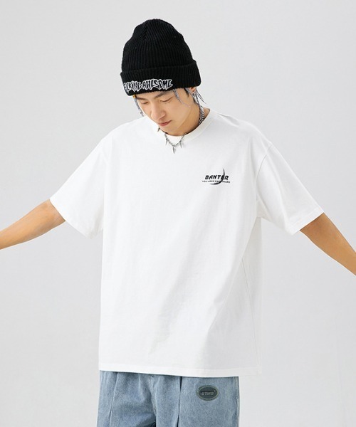 almo(アルモ)の「バックムーンプリント半袖Tシャツ(NEZ)(Tシャツ/カットソー・レディース・ホワイト/ブラック・XX-LARGE)」の8枚目の写真