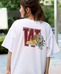 【ユニセックス】 カレッジキャッチャープリントTシャツ【WEB限定】