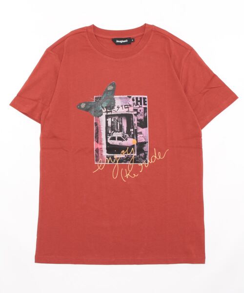 Desigual(デシグアル)の「メンズ Tシャツショートスリーブ(Tシャツ/カットソー・メンズ・オレンジ・L/M/S/XL)」の3枚目の写真