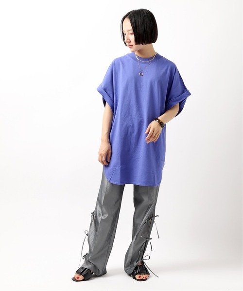 JOINT WORKS（ジョイントワークス）の「サイドリボンパンツ（その他パンツ・レディース・ボルドー/グレー/ゴールド・FREE）」の7枚目の写真